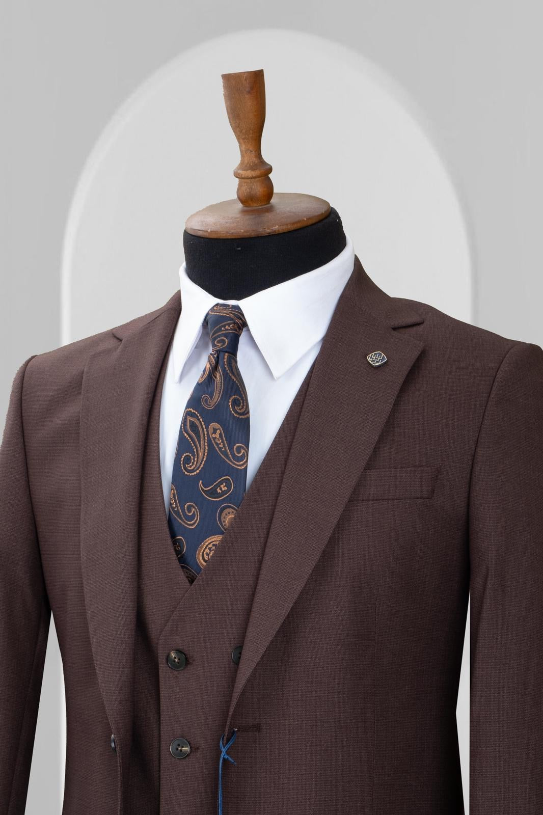 Turkish 3-Piece Suit Wholesale: Authentic 3-Piece Elegance for Discerning Retailers - 6 Suit Pack (Model: AA_Tur_4_223)