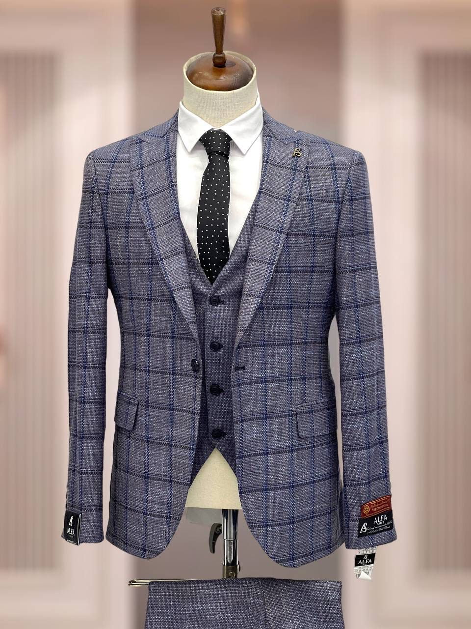 Turkish 3-Piece Suit Wholesale: Authentic 3-Piece Elegance for Discerning Retailers - 6 Suit Pack (Model: AA_Tur_4_24)