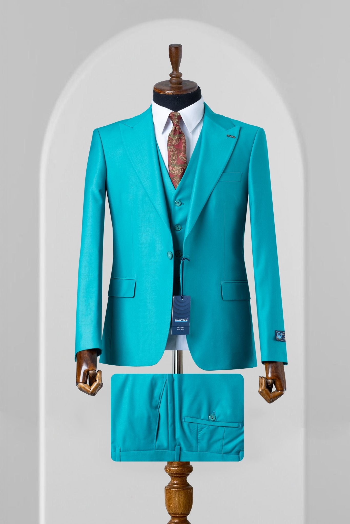 Turkish 3-Piece Suit Wholesale: Authentic 3-Piece Elegance for Discerning Retailers - 6 Suit Pack (Model: AA_Tur_4_250)