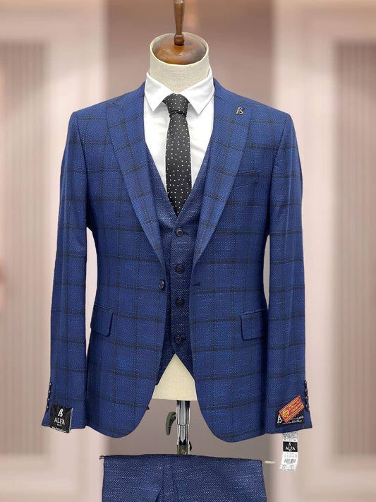 Turkish 3-Piece Suit Wholesale: Authentic 3-Piece Elegance for Discerning Retailers - 6 Suit Pack (Model: AA_Tur_4_25)