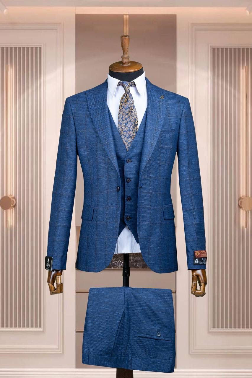 Turkish 3-Piece Suit Wholesale: Authentic 3-Piece Elegance for Discerning Retailers - 6 Suit Pack (Model: AA_Tur_4_28)