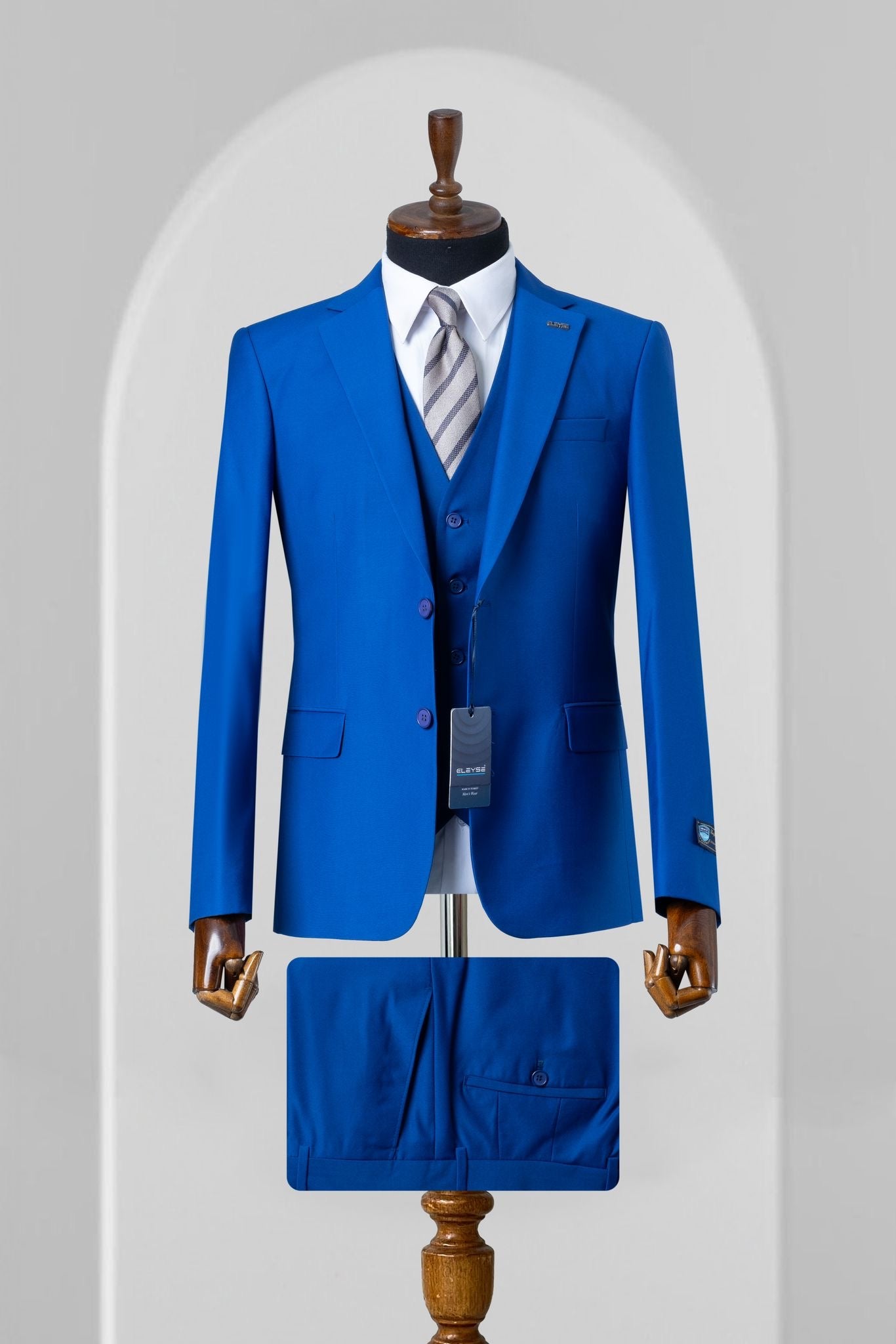 Turkish 3-Piece Suit Wholesale: Authentic 3-Piece Elegance for Discerning Retailers - 6 Suit Pack (Model: AA_Tur_4_291)