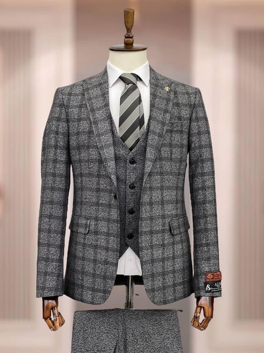 Turkish 3-Piece Suit Wholesale: Authentic 3-Piece Elegance for Discerning Retailers - 6 Suit Pack (Model: AA_Tur_4_2)