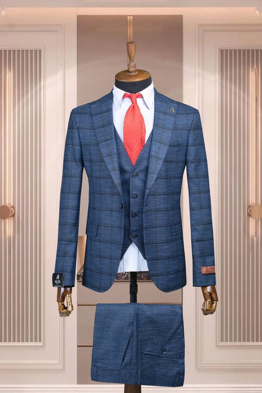 Turkish 3-Piece Suit Wholesale: Authentic 3-Piece Elegance for Discerning Retailers - 6 Suit Pack (Model: AA_Tur_4_30)