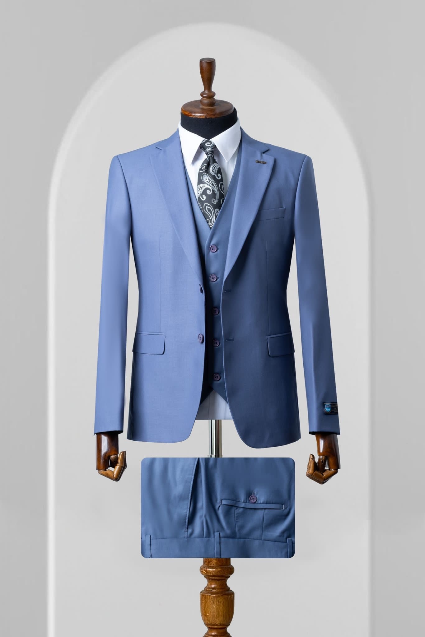 Turkish 3-Piece Suit Wholesale: Authentic 3-Piece Elegance for Discerning Retailers - 6 Suit Pack (Model: AA_Tur_4_343)