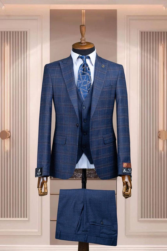 Turkish 3-Piece Suit Wholesale: Authentic 3-Piece Elegance for Discerning Retailers - 6 Suit Pack (Model: AA_Tur_4_35)