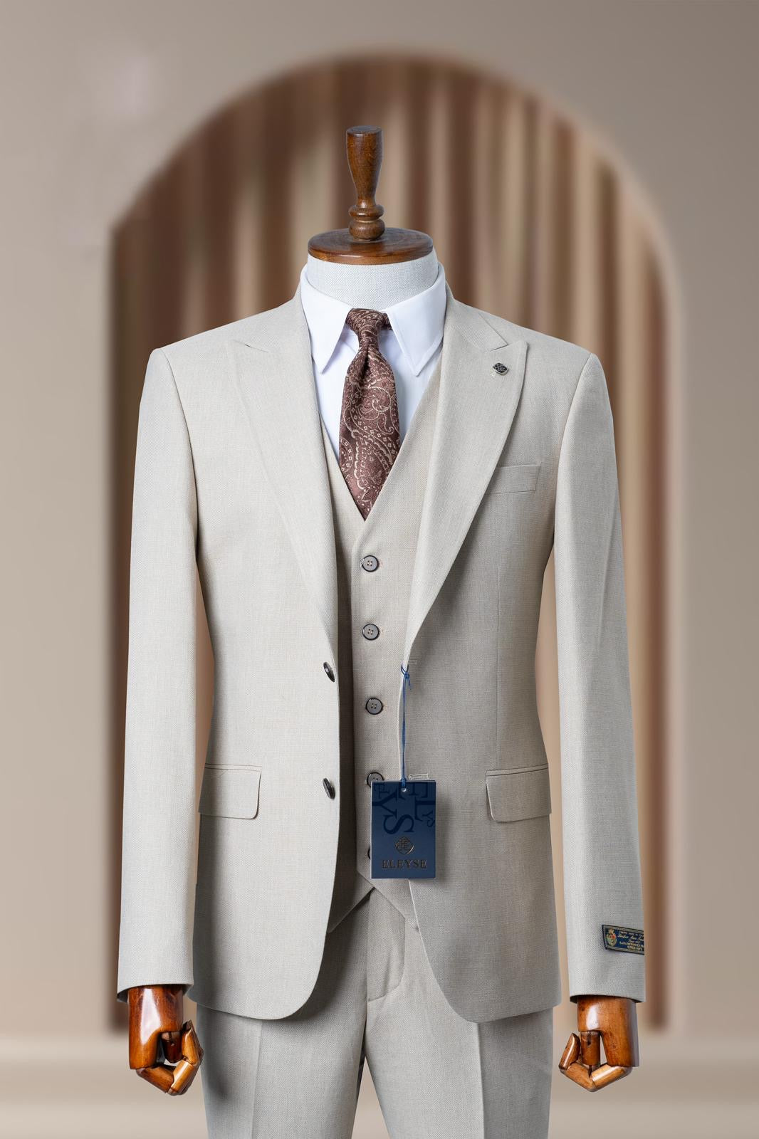 Turkish 3-Piece Suit Wholesale: Authentic 3-Piece Elegance for Discerning Retailers - 6 Suit Pack (Model: AA_Tur_4_412)