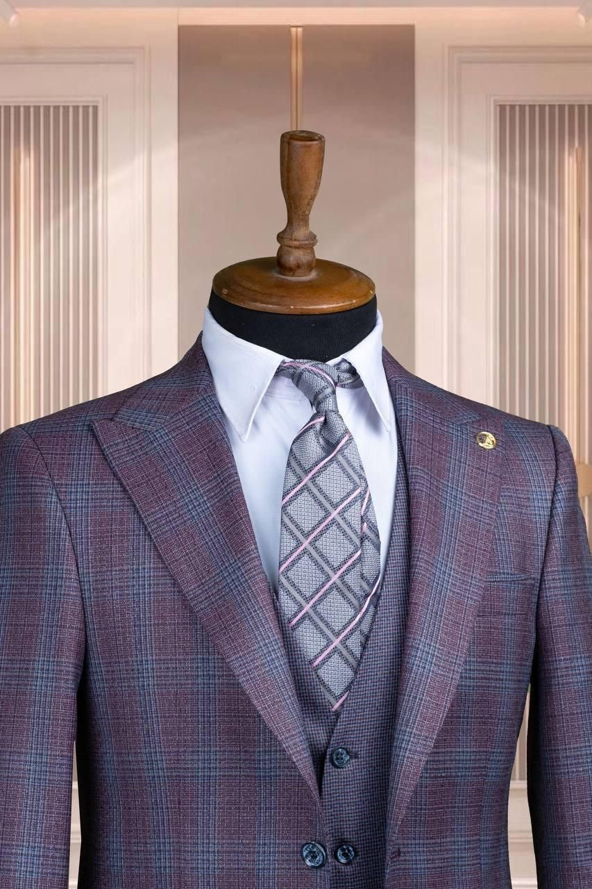 Turkish 3-Piece Suit Wholesale: Authentic 3-Piece Elegance for Discerning Retailers - 6 Suit Pack (Model: AA_Tur_4_45)