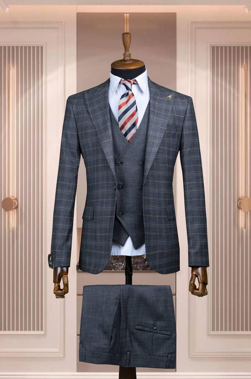 Turkish 3-Piece Suit Wholesale: Authentic 3-Piece Elegance for Discerning Retailers - 6 Suit Pack (Model: AA_Tur_4_47)