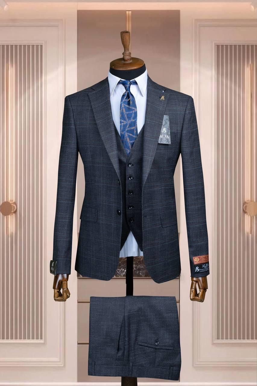 Turkish 3-Piece Suit Wholesale: Authentic 3-Piece Elegance for Discerning Retailers - 6 Suit Pack (Model: AA_Tur_4_56)