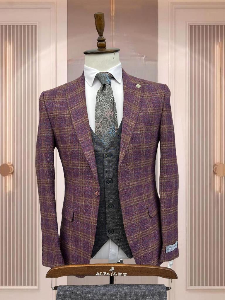 Turkish 3-Piece Suit Wholesale: Authentic 3-Piece Elegance for Discerning Retailers - 6 Suit Pack (Model: AA_Tur_4_76)