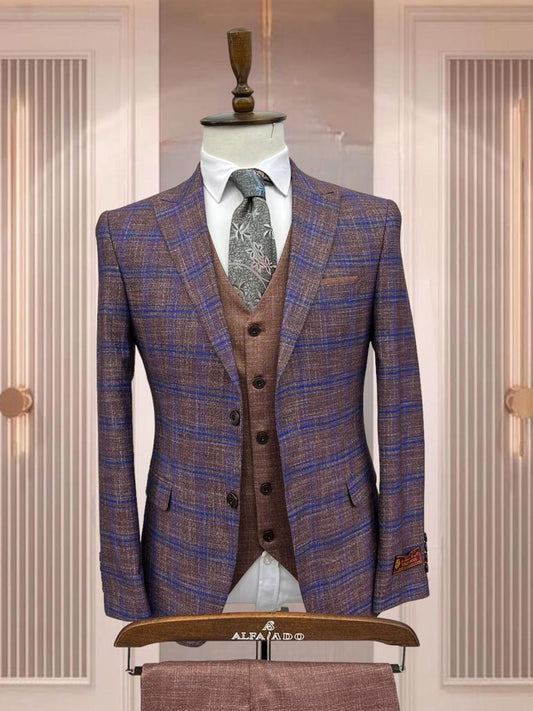 Turkish 3-Piece Suit Wholesale: Authentic 3-Piece Elegance for Discerning Retailers - 6 Suit Pack (Model: AA_Tur_4_79)