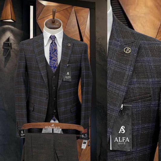 Turkish 3-Piece Suit Wholesale: Authentic 3-Piece Elegance for Discerning Retailers - 6 Suit Pack (Model: AA_Tur_4_87)