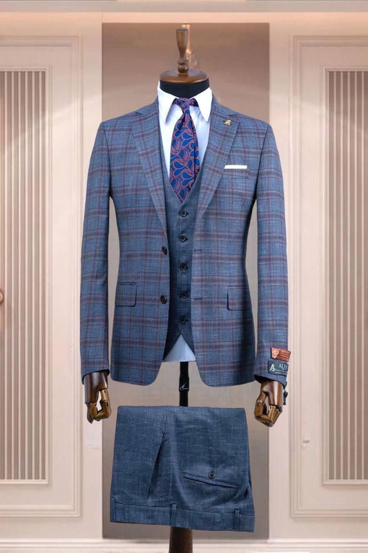 Turkish 3-Piece Suit Wholesale: Authentic 3-Piece Elegance for Discerning Retailers - 6 Suit Pack (Model: AA_Tur_4_8)