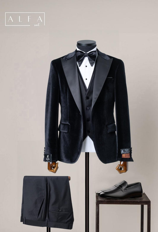 Turkish Wedding Jaquard Suit Wholesale: Authentic 3-Piece Elegance for Discerning Retailers - 6 Suit Pack (Model: AA_Tur_Jak_4_117)