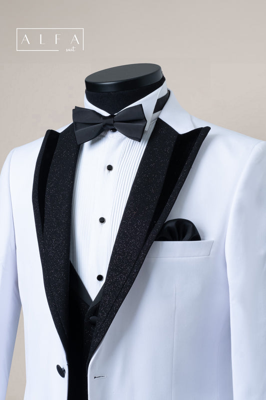 Turkish Wedding Jaquard Suit Wholesale: Authentic 3-Piece Elegance for Discerning Retailers - 6 Suit Pack (Model: AA_Tur_Jak_4_6)