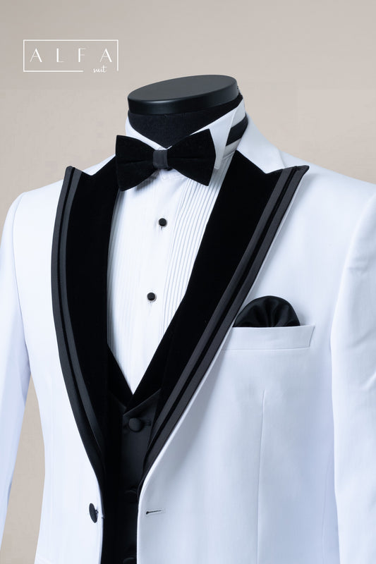Turkish Wedding Jaquard Suit Wholesale: Authentic 3-Piece Elegance for Discerning Retailers - 6 Suit Pack (Model: AA_Tur_Jak_4_7)