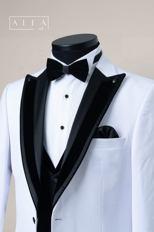 Turkish Wedding Jaquard Suit Wholesale: Authentic 3-Piece Elegance for Discerning Retailers - 6 Suit Pack (Model: AA_Tur_Jak_4_8)