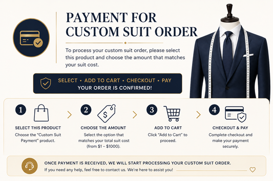 Custom Suit Payment
