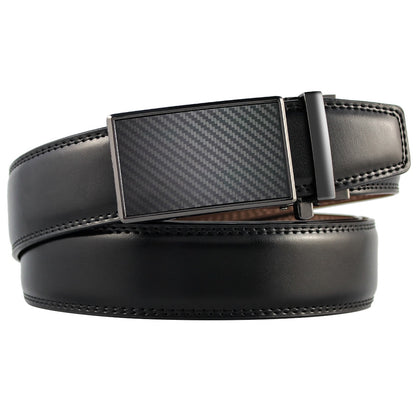 Mens Automatic Genuine Leather Leisure Fashion Ratchet Belt.- Collection 2 (10 Styles)