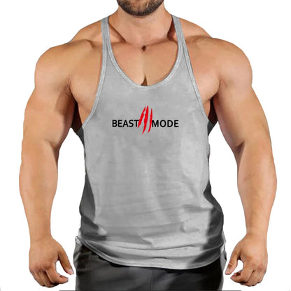 Men's Stringer Tank Top: Fitness Singlet Sleeveless Workout Shirt - Undershirt Clothing, Collection 2, Available in 10 Colors