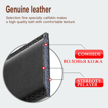 Mens Automatic Genuine Leather Leisure Fashion Ratchet Belt - Collection 1 (20 Styles)