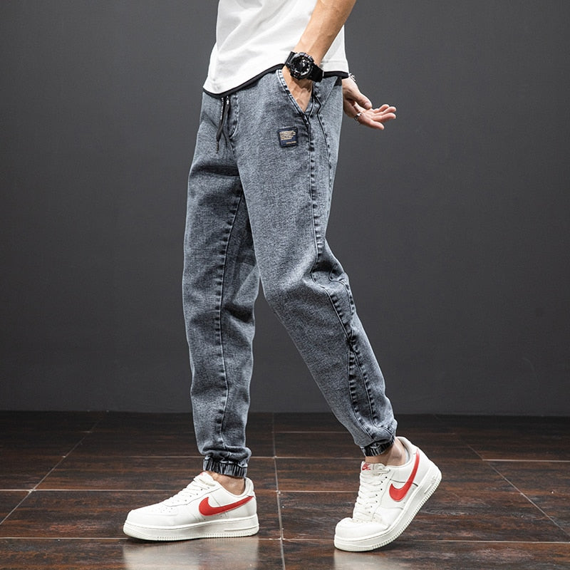 Men's Jogger Baggy Streetwear Denim Jogger Cargo Jeans (3 Colors)