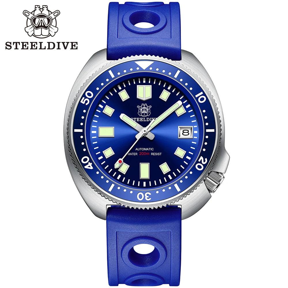 SD1970 Best Seller Steeldive Brand 44MM Sapphire Glass Ceramic Bezel Insert Luminous Men NH35 Dive Watch with Ceramic Bezel