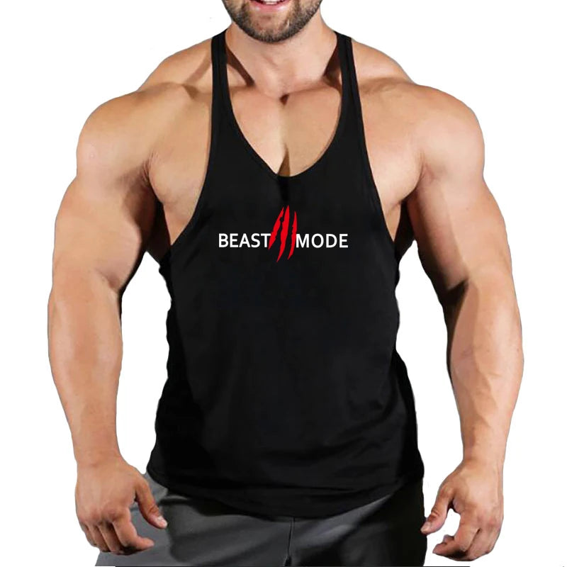 Men's Stringer Tank Top: Fitness Singlet Sleeveless Workout Shirt - Undershirt Clothing, Collection 1, Available in 10 Colors