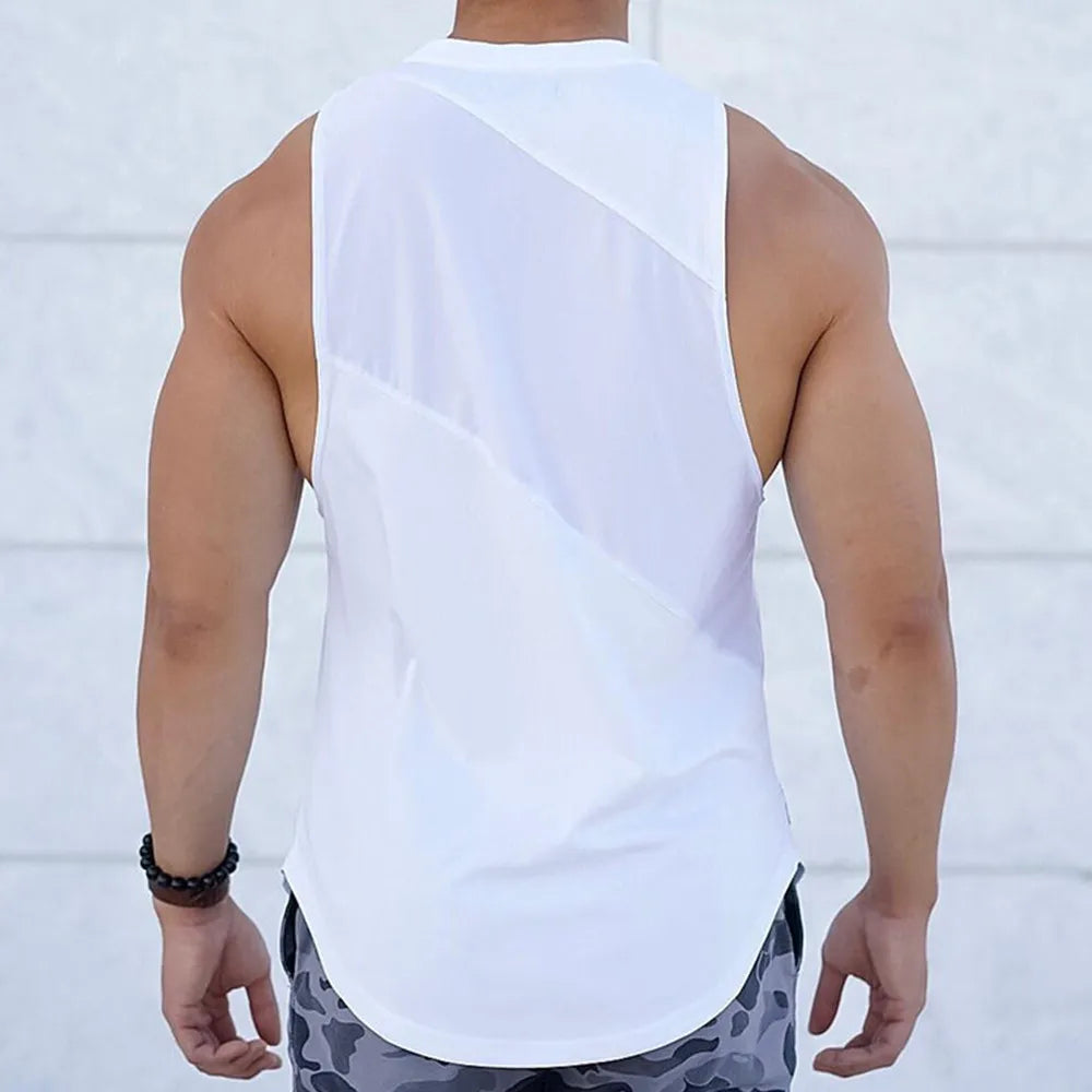Men's Bodybuilding Tank Tops: Gym Fitness Workout Sleeveless Shirts - Summer Casual Loose Undershirts, 2 Colors