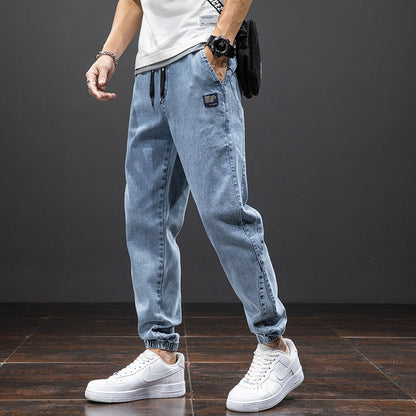 Men's Jogger Baggy Streetwear Denim Jogger Cargo Jeans (3 Colors)