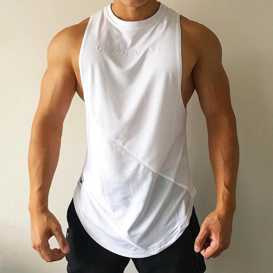 Men's Bodybuilding Tank Tops: Gym Fitness Workout Sleeveless Shirts - Summer Casual Loose Undershirts, 2 Colors
