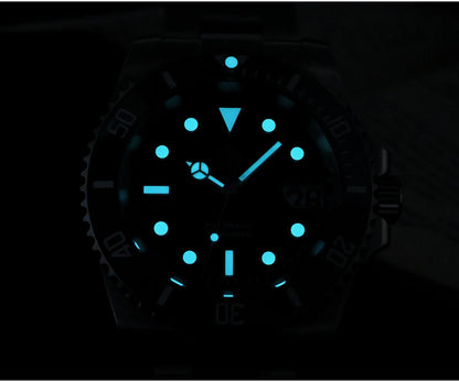 San Martin New 40mm Water Ghost Diver Watch Men Luxury Business NH35 Automatic Mechanical Watch Sapphire Waterproof 200m SN0017