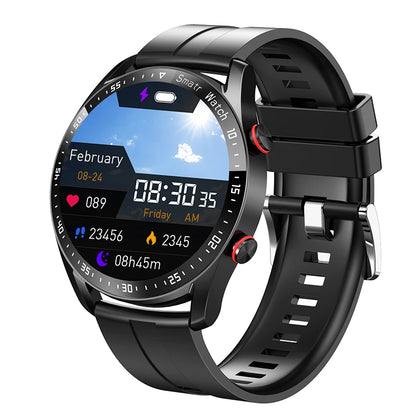 ECG+PPG Bluetooth Call Smart Watch for Men: Laser Health Monitoring, Blood Pressure, Fitness, Sports Watch, Waterproof Smartwatch with Box.