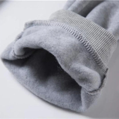 Men's Casual Fleece Sweatpants: Unisex Loose Fit Sports Pants for Autumn Winter Jogging - 11 Colors