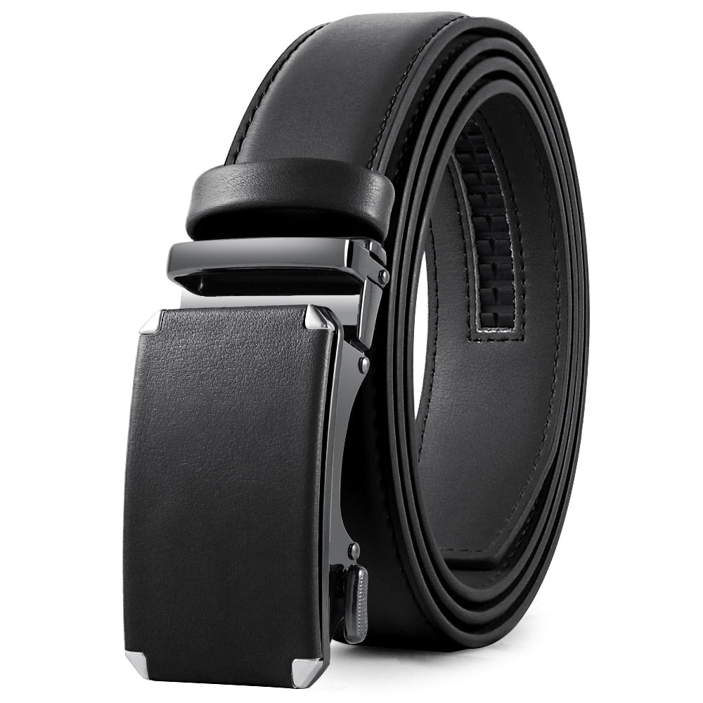 Mens Automatic Genuine Leather Leisure Fashion Ratchet Belt - Collection 1 (20 Styles)