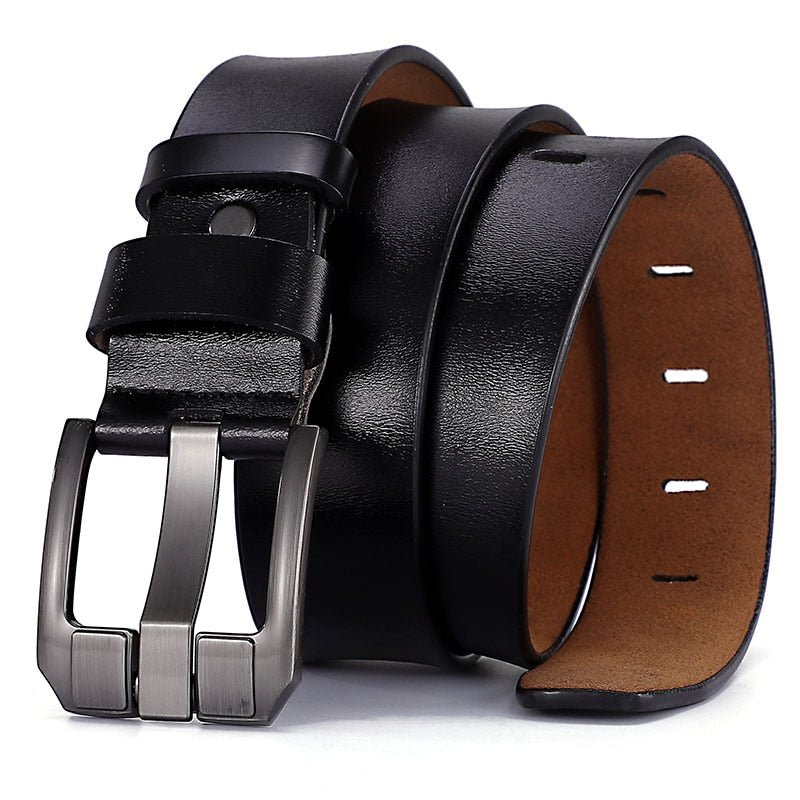 Men's Genuine Leather Fashion alloy luxury business belt - Collection 1 (11 Styles)