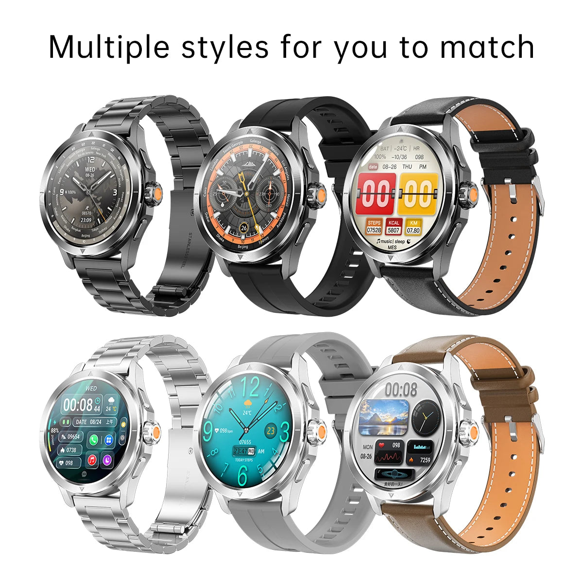 For Xiaomi S4 Ultra Outdoor Sports Smart Watch Men AMOLED Screen NFC GPS Compass Heart rate Waterproof Bluetooth Call SmartWatch