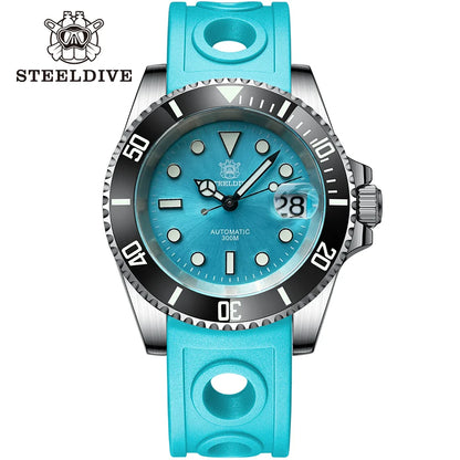 SD1953 Steeldive Brand 2022 Men Mechanical Wristwatch 41mm Stainless Steel Men Watch NH35 Sapphire Glass Men Watches reloj