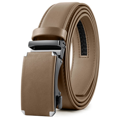 Mens Automatic Genuine Leather Leisure Fashion Ratchet Belt - Collection 1 (20 Styles)