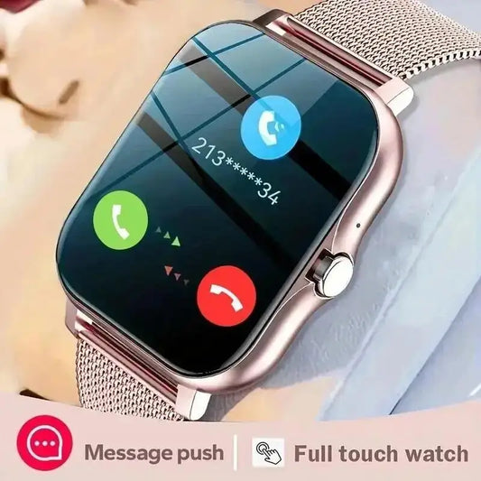 Smart Watch for Android Phones: 1.44" Color Screen, Bluetooth Call, Blood Oxygen & Pressure Monitoring, Smartwatch for Men & Women