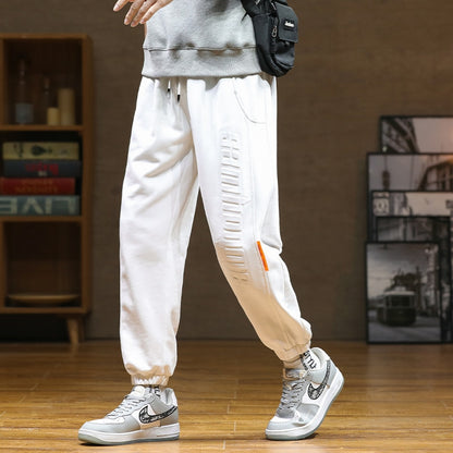 Men's Baggy Joggers Fashion Letter Hip Hop Streetwear Cotton Loose Sweatpants (4 Colors)