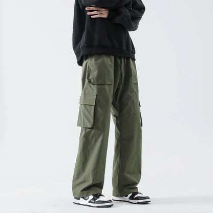 Streetwear Hip Hop Joggers Cargo Pants for Men & Women: Multi-Pocket Elastic Waist Harem Trousers, Casual Sweatpants - 3 Colors