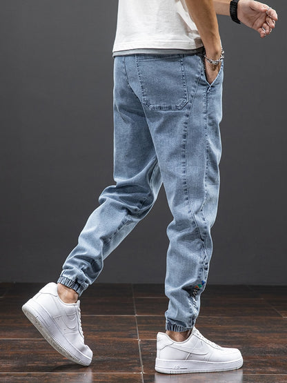 Men's Jogger Baggy Streetwear Denim Jogger Cargo Jeans (3 Colors)