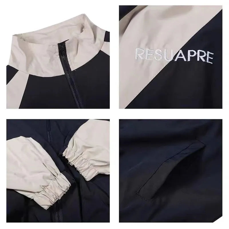 Men's Hip Hop Windbreaker Fashion College Varsity Jacket (11 Colors)