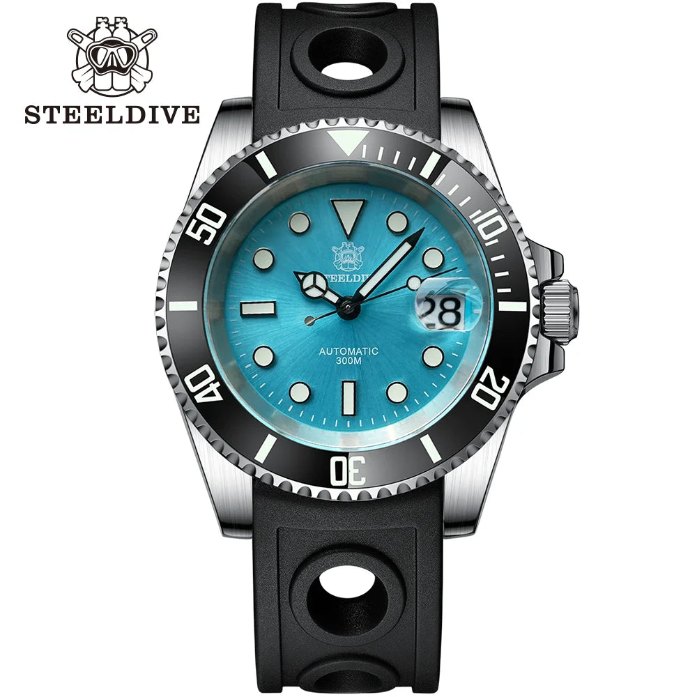 SD1953 Steeldive Brand 2022 Men Mechanical Wristwatch 41mm Stainless Steel Men Watch NH35 Sapphire Glass Men Watches reloj