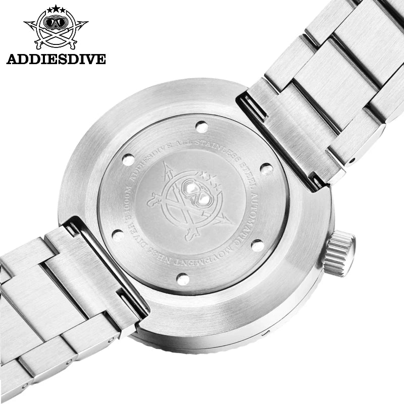 ADDIESDIVE Men's Luxury Watch 1000m diver's watch Waterproof luminous Sapphire Glass reloj hombre Automatic Mechanical Watches