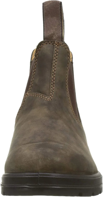 Retro Leather Ankle Boots Men Chelsea Boot Casual Platform Shoes Man  Spring Winter Slip on Couples Booties Handmade Plus Size