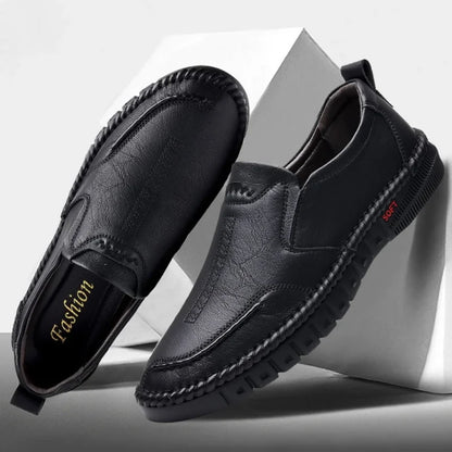 2024 Business Leather Shoes Moccasin Shoes Breathable Men's Casual Loafers Comfortable Shoes for Men Summer Men's Sneakers