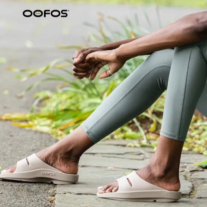 OOFOS NEW Sandals - Lightweight Recovery Shoes Slippers Men Women Soft Bottom Indoor Home Slides Sandals Light Beach Shoe